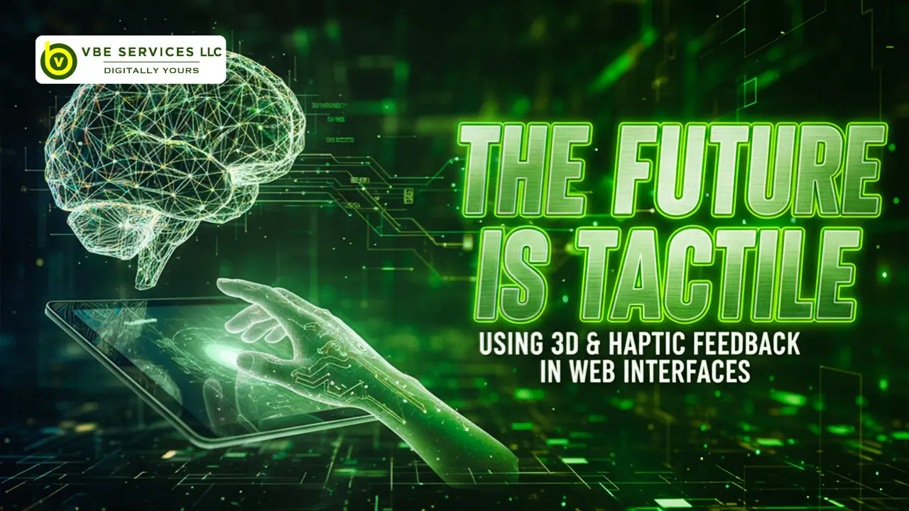 The Future is Tactile: Using 3D and Haptic Feedback in Web Interfaces