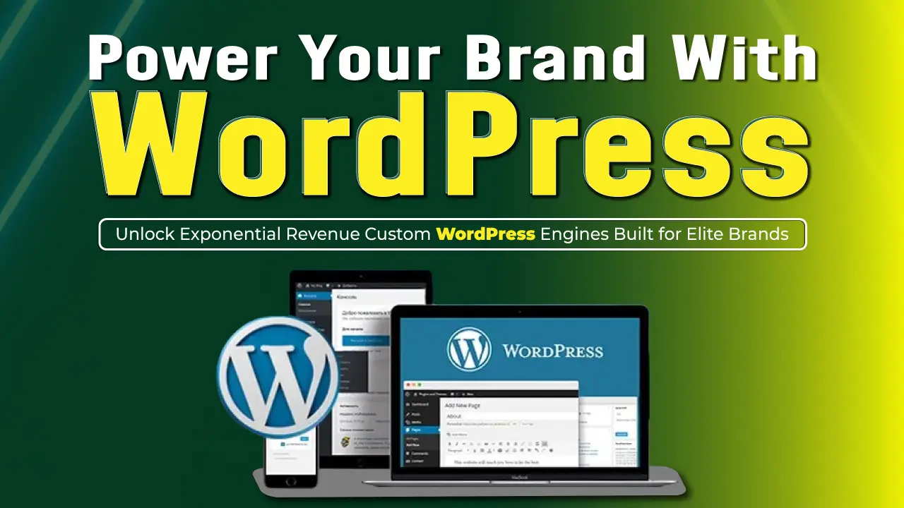 Unlock Exponential Revenue: Custom WordPress Engines Built for Elite Brands