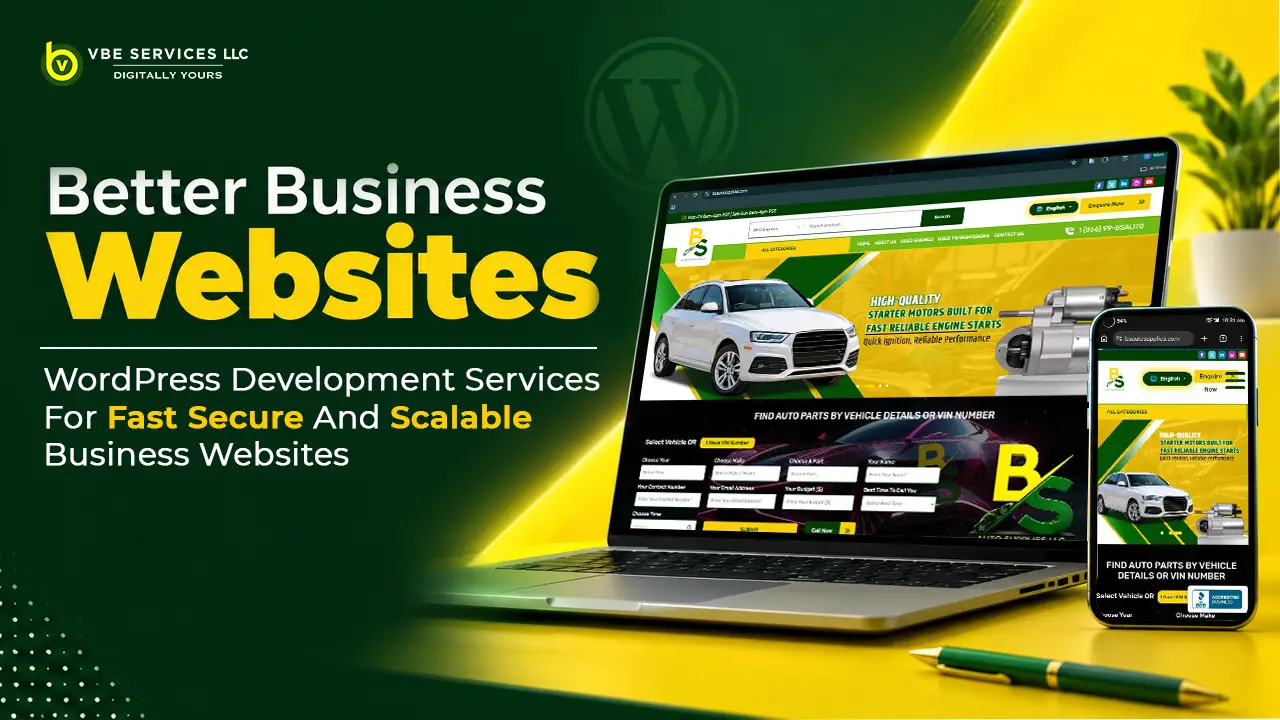 WordPress Development Services for Fast Secure and Scalable Business Websites