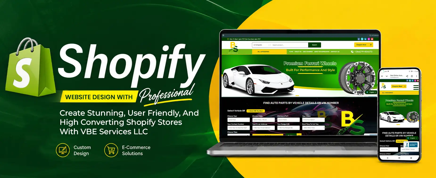 shopify website design
